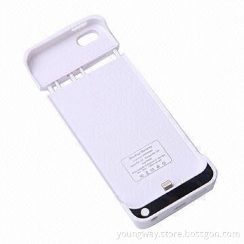 High Quality Rechargeable 2,200mAh Power Bank Case for iPhone 5C, External Backup Power Supply